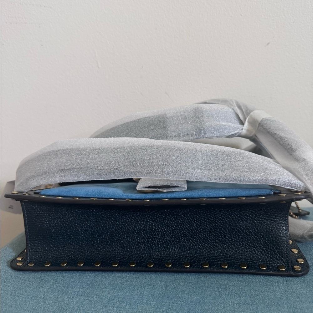 NEW Coach Tabby Shoulder Bag 26 Color block W/Rivets Festival Coastal Cowgirl - Picture 7 of 14